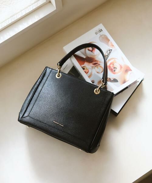 Samantha Thavasa / サマンサタバサ ハンドバッグ | スクエアフォルムリング金具ハンドバッグ | 詳細8