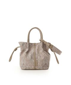 Samantha Thavasa / サマンサタバサ ショルダーバッグ | エキゾチックモチーフジャガード巾着バッグ