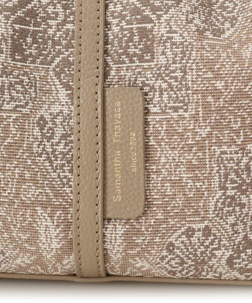 Samantha Thavasa / サマンサタバサ ショルダーバッグ | エキゾチックモチーフジャガード巾着バッグ | 詳細4