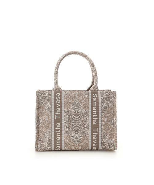 Samantha Thavasa / サマンサタバサ ハンドバッグ | エキゾチックモチーフジャガードハンドバッグ | 詳細1