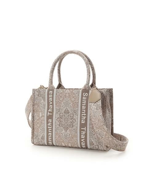 Samantha Thavasa / サマンサタバサ ハンドバッグ | エキゾチックモチーフジャガードハンドバッグ | 詳細7