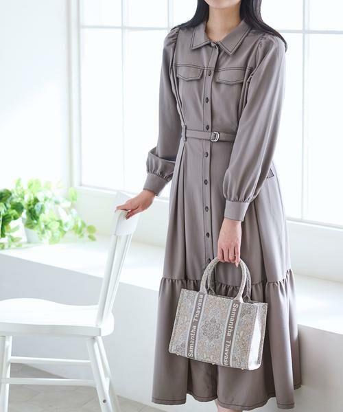 Samantha Thavasa / サマンサタバサ ハンドバッグ | エキゾチックモチーフジャガードハンドバッグ | 詳細8