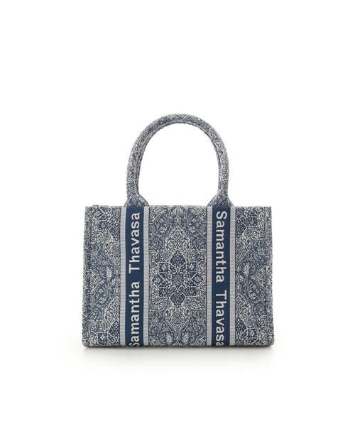 Samantha Thavasa / サマンサタバサ ハンドバッグ | エキゾチックモチーフジャガードハンドバッグ | 詳細10