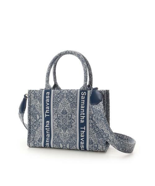 Samantha Thavasa / サマンサタバサ ハンドバッグ | エキゾチックモチーフジャガードハンドバッグ | 詳細14