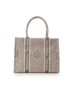 Samantha Thavasa / サマンサタバサ トートバッグ | エキゾチックモチーフジャガードトートバッグ