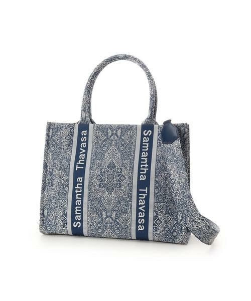 Samantha Thavasa / サマンサタバサ トートバッグ | エキゾチックモチーフジャガードトートバッグ | 詳細13
