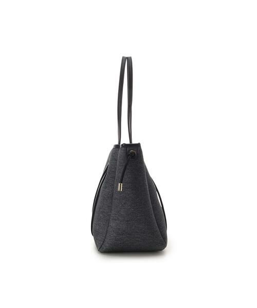 Samantha Thavasa / サマンサタバサ トートバッグ | デニム調キャンバスデザイン 合皮トートバッグ 大サイズ | 詳細2