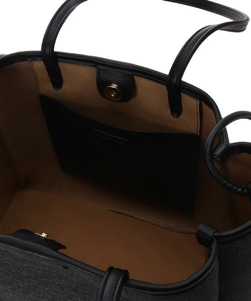 Samantha Thavasa / サマンサタバサ トートバッグ | デニム調キャンバスデザイン 合皮トートバッグ 大サイズ | 詳細5