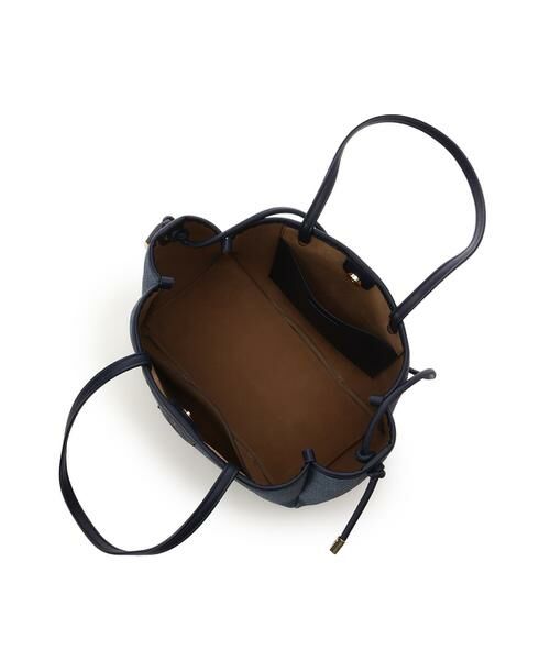 Samantha Thavasa / サマンサタバサ トートバッグ | デニム調キャンバスデザイン 合皮トートバッグ 大サイズ | 詳細19