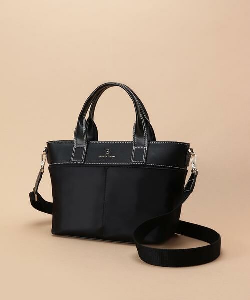 Samantha Thavasa / サマンサタバサ トートバッグ | シンプルナイロン×合皮トート 小サイズ | 詳細6