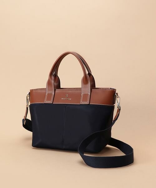 Samantha Thavasa / サマンサタバサ トートバッグ | シンプルナイロン×合皮トート 小サイズ | 詳細18