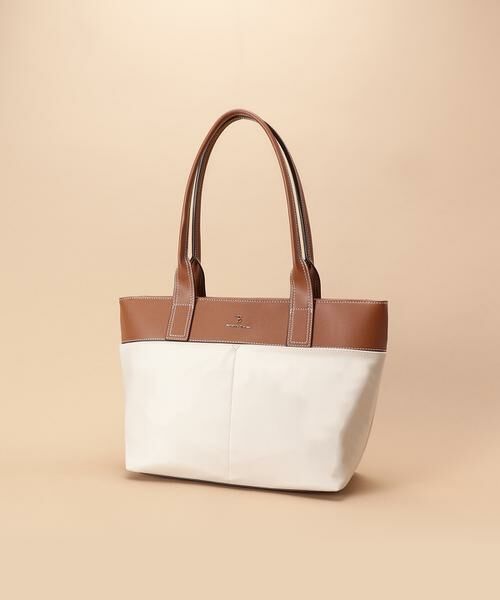 Samantha Thavasa / サマンサタバサ トートバッグ | シンプルナイロン×合皮トート 大サイズ | 詳細12