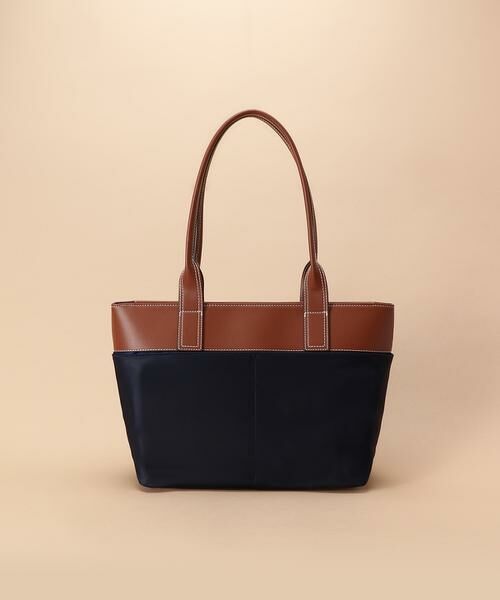 Samantha Thavasa / サマンサタバサ トートバッグ | シンプルナイロン×合皮トート 大サイズ | 詳細15