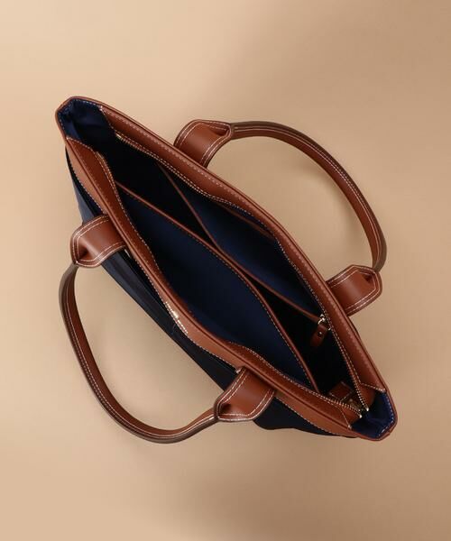 Samantha Thavasa / サマンサタバサ トートバッグ | シンプルナイロン×合皮トート 大サイズ | 詳細17