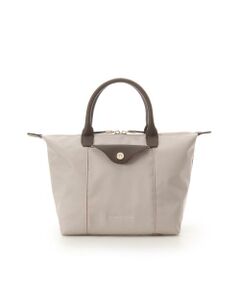 Samantha Thavasa / サマンサタバサ ハンドバッグ | ナイロン×スプリットレザー カジュアルハンドバッグ