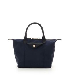 Samantha Thavasa / サマンサタバサ ハンドバッグ | ナイロン×スプリットレザー カジュアルハンドバッグ