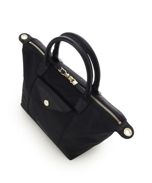 Samantha Thavasa / サマンサタバサ ハンドバッグ | ナイロン×スプリットレザー カジュアルハンドバッグ | 詳細3