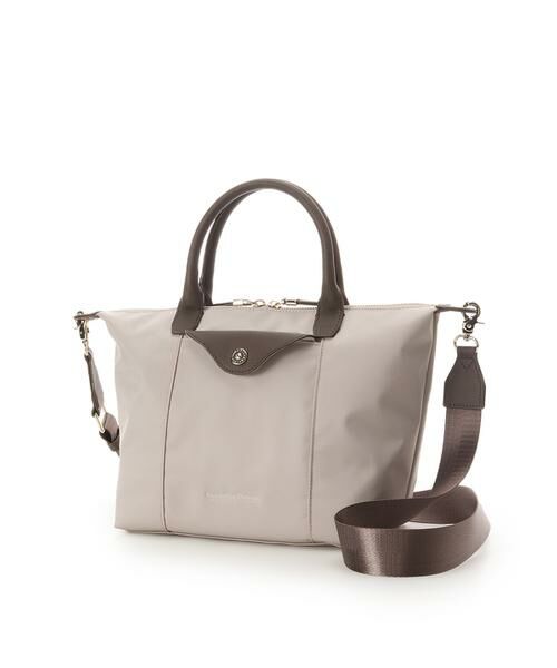 Samantha Thavasa / サマンサタバサ ハンドバッグ | ナイロン×スプリットレザー カジュアルハンドバッグ | 詳細19