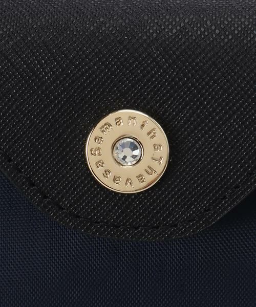 Samantha Thavasa / サマンサタバサ ハンドバッグ | ナイロン×スプリットレザー カジュアルハンドバッグ | 詳細24