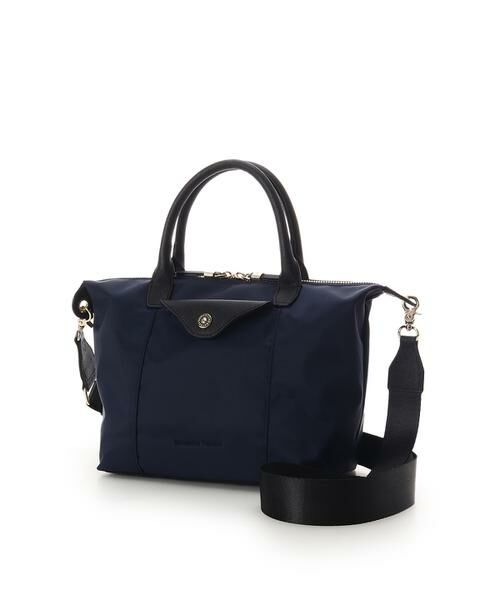 Samantha Thavasa / サマンサタバサ ハンドバッグ | ナイロン×スプリットレザー カジュアルハンドバッグ | 詳細25