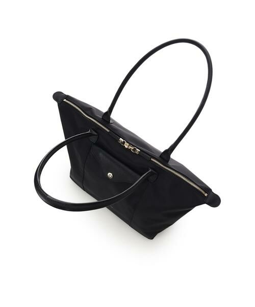 Samantha Thavasa / サマンサタバサ トートバッグ | ナイロン×スプリットレザー カジュアルトートバッグ | 詳細4