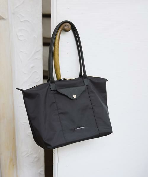 Samantha Thavasa / サマンサタバサ トートバッグ | ナイロン×スプリットレザー カジュアルトートバッグ | 詳細8