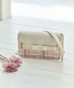 Samantha Thavasa / サマンサタバサ ショルダーバッグ | チェック柄エムシュシュⅢ ショルダーバッグ 大サイズ