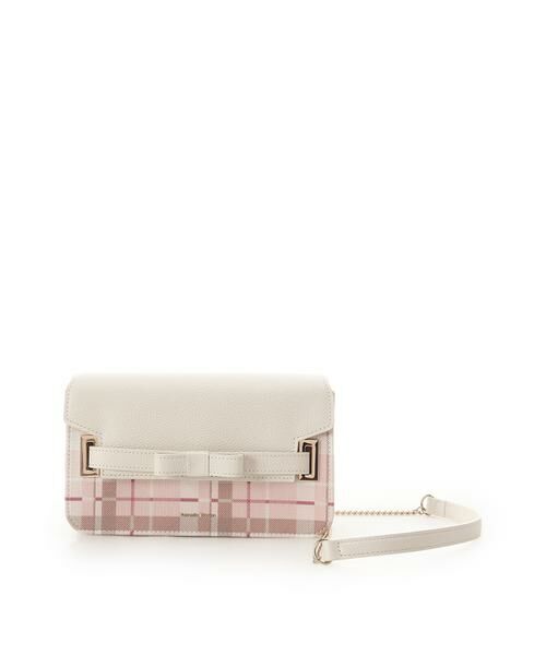 Samantha Thavasa / サマンサタバサ ショルダーバッグ | チェック柄エムシュシュⅢ ショルダーバッグ 大サイズ | 詳細9
