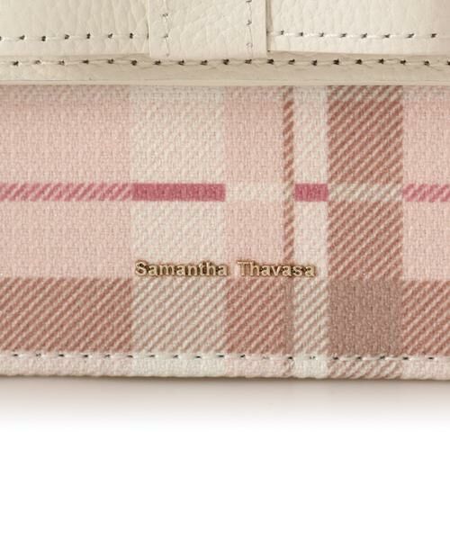 Samantha Thavasa / サマンサタバサ ショルダーバッグ | チェック柄エムシュシュⅢ ショルダーバッグ 大サイズ | 詳細14