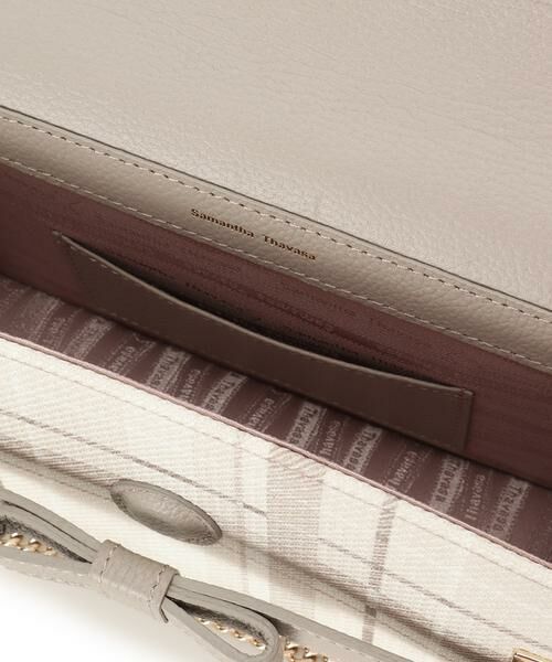 Samantha Thavasa / サマンサタバサ ショルダーバッグ | チェック柄エムシュシュⅢ ショルダーバッグ 大サイズ | 詳細20