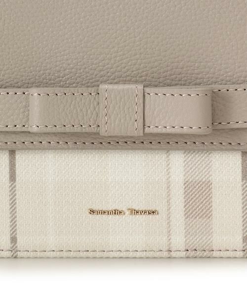 Samantha Thavasa / サマンサタバサ ショルダーバッグ | チェック柄エムシュシュⅢ ショルダーバッグ 大サイズ | 詳細21