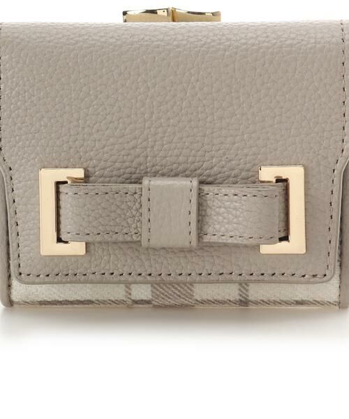 チェック柄エムシュシュⅢ 口金折財布 （財布・コインケース