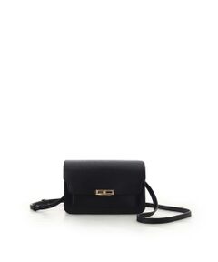 Samantha Thavasa / サマンサタバサ ショルダーバッグ | リボンモチーフ金具スプリットレザーショルダーバッグ