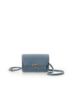 Samantha Thavasa / サマンサタバサ ショルダーバッグ | リボンモチーフ金具スプリットレザーショルダーバッグ