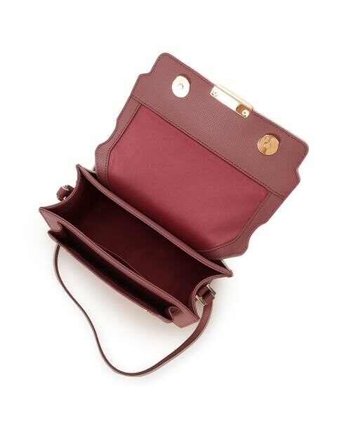 Samantha Thavasa / サマンサタバサ ショルダーバッグ | リボンモチーフ金具スプリットレザーショルダーバッグ | 詳細9