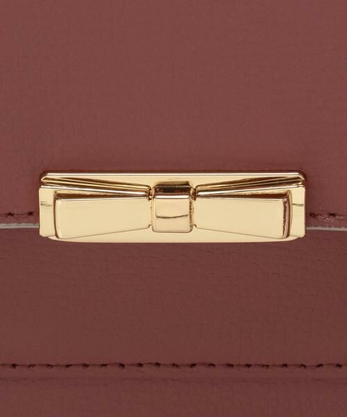 Samantha Thavasa / サマンサタバサ ショルダーバッグ | リボンモチーフ金具スプリットレザーショルダーバッグ | 詳細11