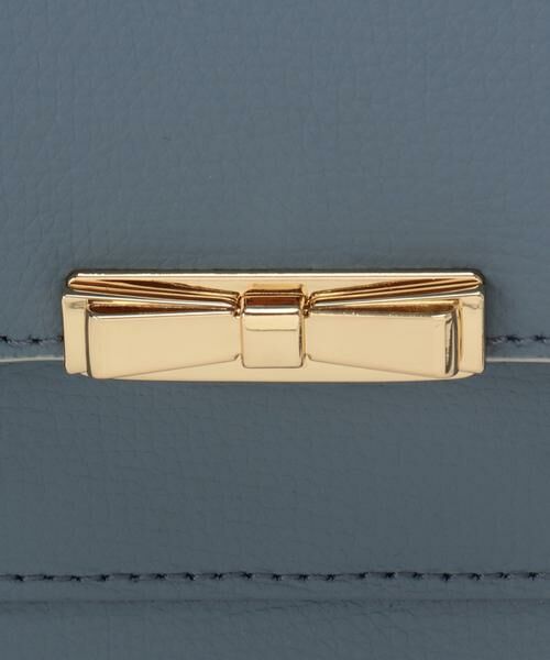 Samantha Thavasa / サマンサタバサ ショルダーバッグ | リボンモチーフ金具スプリットレザーショルダーバッグ | 詳細17