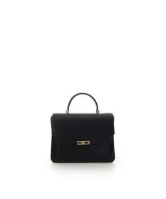 Samantha Thavasa / サマンサタバサ ハンドバッグ | リボンモチーフ金具スプリットレザーワンハンドルバッグ