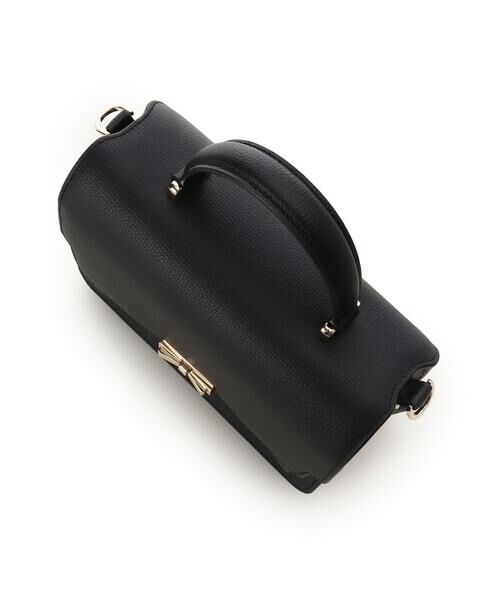 Samantha Thavasa / サマンサタバサ ハンドバッグ | リボンモチーフ金具スプリットレザーワンハンドルバッグ | 詳細3