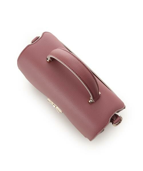 Samantha Thavasa / サマンサタバサ ハンドバッグ | リボンモチーフ金具スプリットレザーワンハンドルバッグ | 詳細9