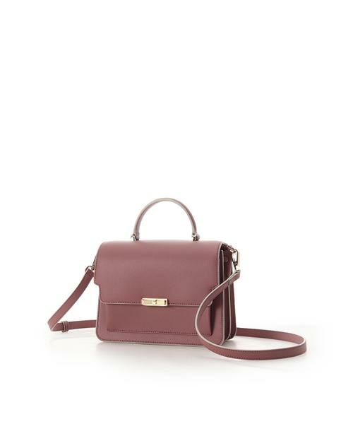 Samantha Thavasa / サマンサタバサ ハンドバッグ | リボンモチーフ金具スプリットレザーワンハンドルバッグ | 詳細12