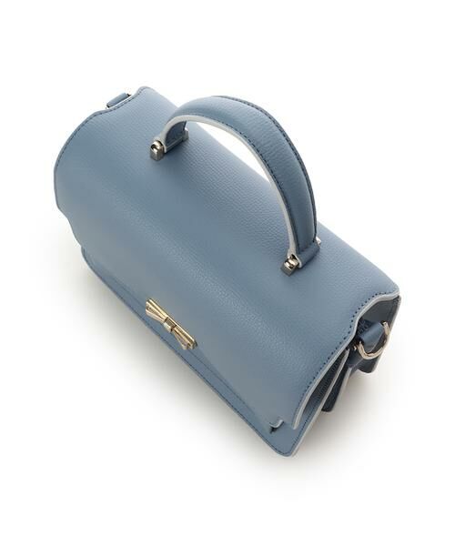 Samantha Thavasa / サマンサタバサ ハンドバッグ | リボンモチーフ金具スプリットレザーワンハンドルバッグ | 詳細15