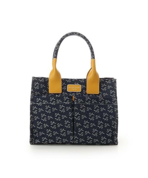 Samantha Thavasa/サマンサタバサ Denim ST Jacquard Ⅱ ハンドバッグ イエロー FREE Samantha Thavasa/サマンサタバサ Denim ST Jacquard Ⅱ ハンドバッグ イエロー FREE