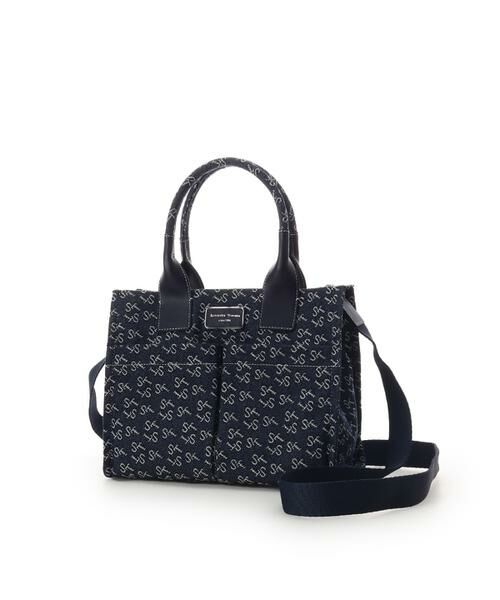Samantha Thavasa / サマンサタバサ ハンドバッグ | Denim ST Jacquard Ⅱ ハンドバッグ | 詳細15