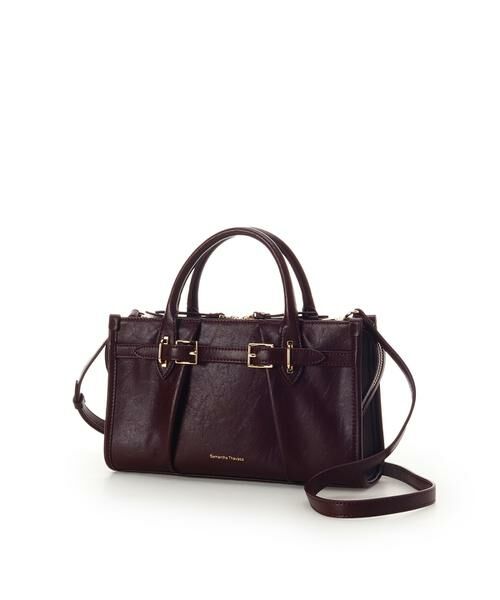 Samantha Thavasa / サマンサタバサ ハンドバッグ | ベルトデザインワイドハンドバッグ | 詳細24