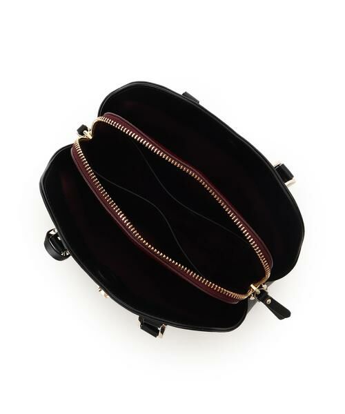 Samantha Thavasa / サマンサタバサ ハンドバッグ | ハートモチーフレザーハンドバッグ 小サイズ | 詳細4