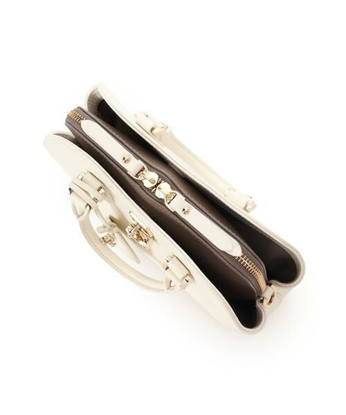 Samantha Thavasa / サマンサタバサ ハンドバッグ | ハートモチーフレザーハンドバッグ 小サイズ | 詳細9