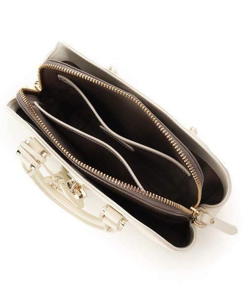 Samantha Thavasa / サマンサタバサ ハンドバッグ | ハートモチーフレザーハンドバッグ 小サイズ | 詳細10