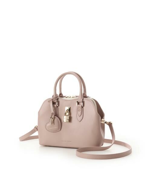 Samantha Thavasa / サマンサタバサ ハンドバッグ | ハートモチーフレザーハンドバッグ 小サイズ | 詳細18