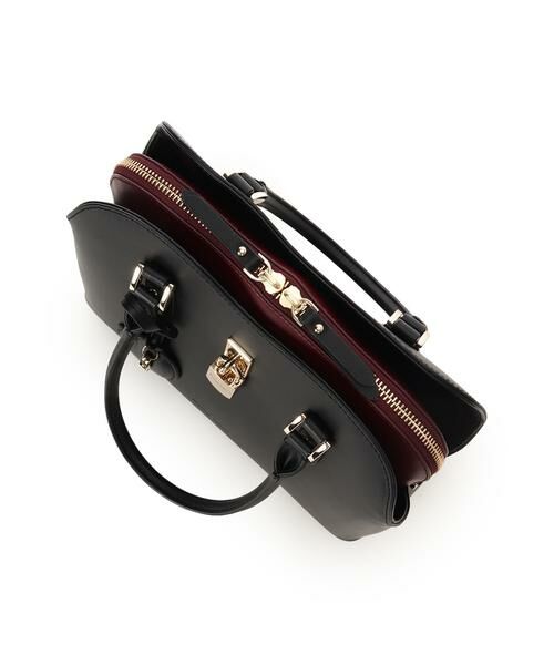 Samantha Thavasa / サマンサタバサ ハンドバッグ | ハートモチーフレザーハンドバッグ 大サイズ | 詳細3